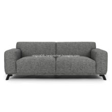 Volu Licorice Cream Fabric Sofa